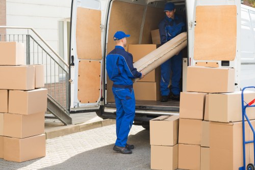 Moving team planning a home relocation in Battersea