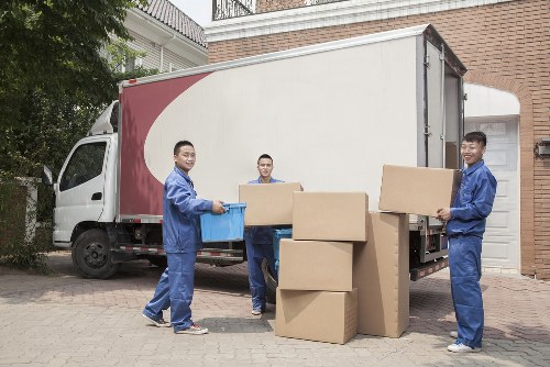 Moving van and team prepared for a Battersea home removal