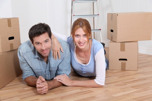 Local moving van used for flat and house removals in Battersea