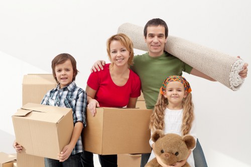 Local removals van serving Battersea streets and apartments