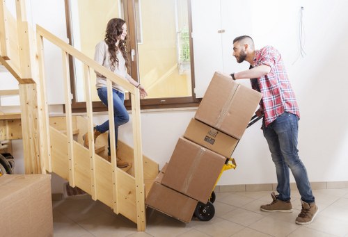 Packing and furniture protection for a Battersea house move